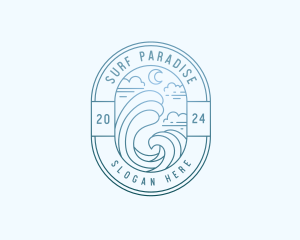 Sea Travel Tourism logo design