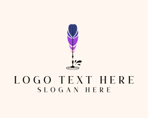 Feather Quill Pen Logo