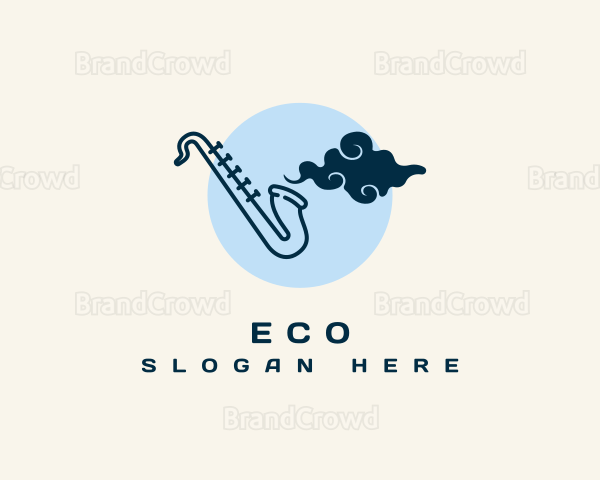 Saxophone Cloud Music Logo