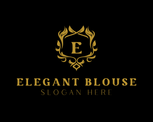 Stylish Elegant Florist logo design