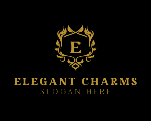 Stylish Elegant Florist logo design