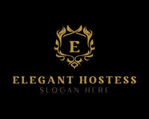 Stylish Elegant Florist logo design