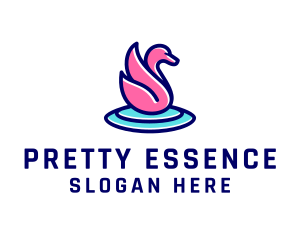 Pretty - Pretty Swan Lake logo design