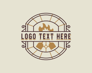 Pizza Oven - Gourmet Bistro Diner logo design