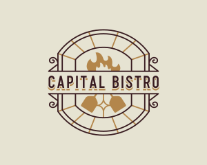 Gourmet Bistro Diner logo design