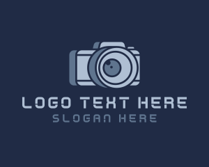 Streaming - Digital Camera Photography logo design