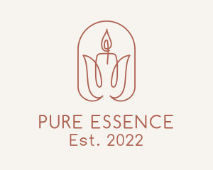 Essence - Relaxing Spa Candle logo design