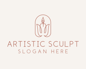 Spa Candle Decor logo design