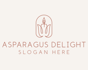 Spa Candle Decor logo design