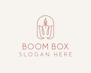 Spa Candle Decor logo design