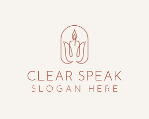 Spa Candle Decor logo design