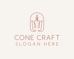 Spa Candle Decor logo design