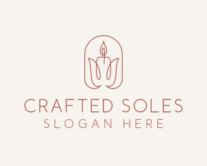 Spa Candle Decor logo design