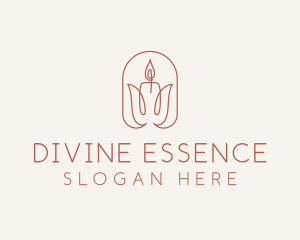 Spa Candle Decor logo design