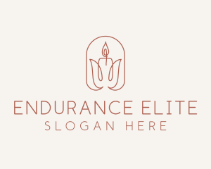 Spa Candle Decor logo design