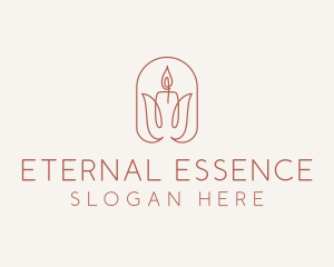 Spa Candle Decor logo design