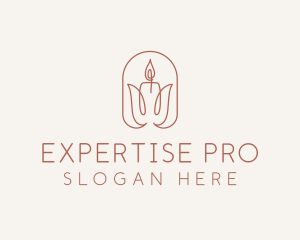 Spa Candle Decor logo design