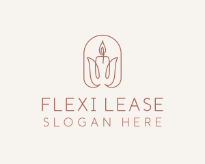 Spa Candle Decor logo design