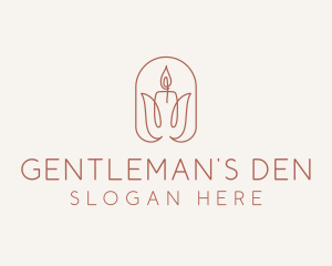 Spa Candle Decor logo design