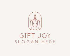 Spa Candle Decor logo design