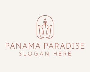 Spa Candle Decor logo design