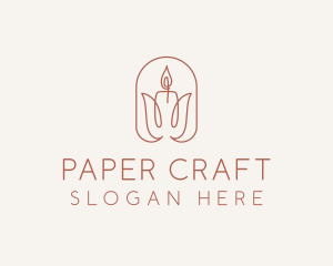 Spa Candle Decor logo design