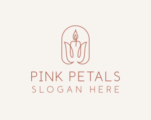 Spa Candle Decor logo design