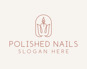 Spa Candle Decor logo design