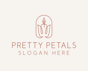 Spa Candle Decor logo design