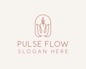 Spa Candle Decor logo design