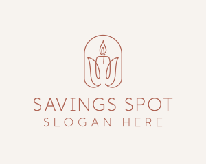 Spa Candle Decor logo design