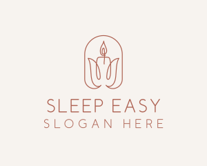 Spa Candle Decor logo design