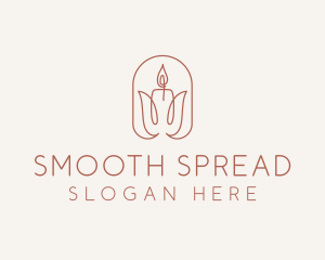 Spa Candle Decor logo design