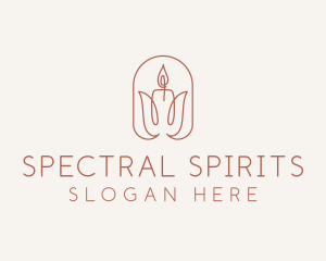 Spa Candle Decor logo design