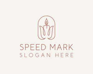 Spa Candle Decor logo design