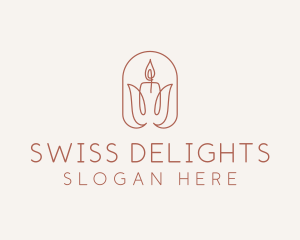 Spa Candle Decor logo design