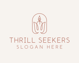 Spa Candle Decor logo design