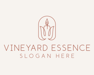 Spa Candle Decor logo design