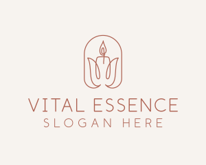 Essence - Spa Candle Decor logo design