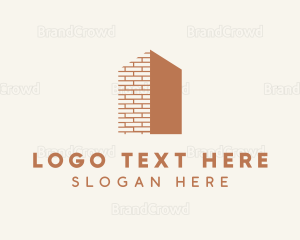 House Brick Construction Logo