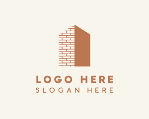 House Brick Construction Logo