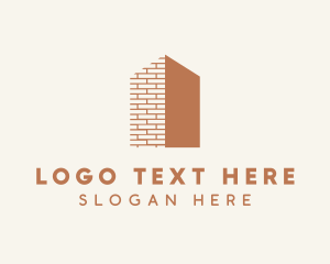 House Brick Construction Logo