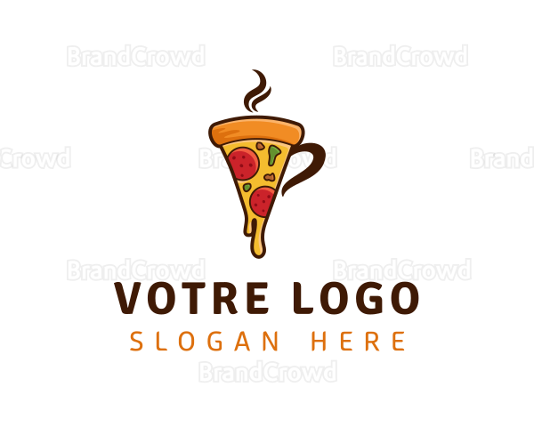 Pizza Mug Restaurant Logo