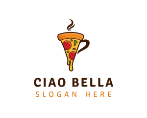 Pizza Mug Restaurant logo design