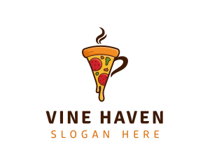 Pizza Mug Restaurant logo design