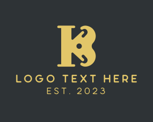 Lux - Abstract Elegant Letter K logo design
