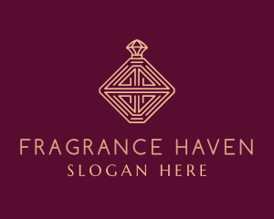 Elegant Perfume Bottle logo design