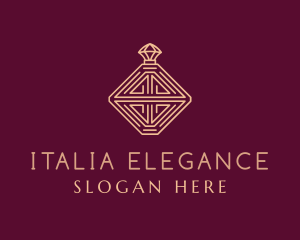 Elegant Perfume Bottle logo design