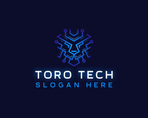 Cyber Lion Tech logo design