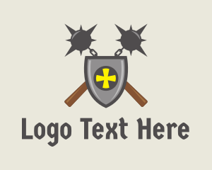 Medieval Shield Flail  Logo